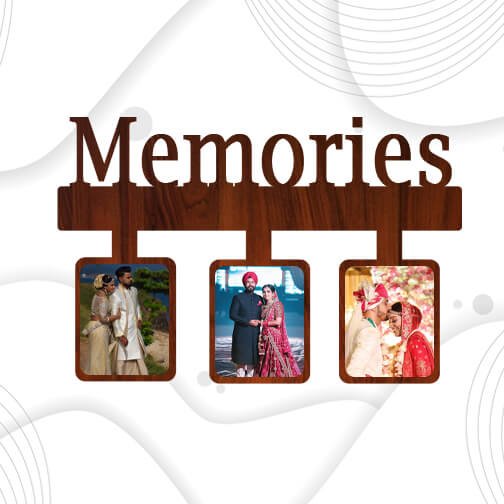 Personalized "Memories" Wall Hanging Frame